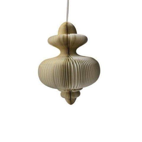 ORNAMENTO TULIP PIGHEVOLE H.50 D.44 BIANCA